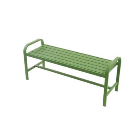 ม้านั่งสนามอะลูมิเนียม ARTGARDEN & DECOR รุ่น LOFT CHAIR ขนาด 125*42*52 ซม สีเขียว_1